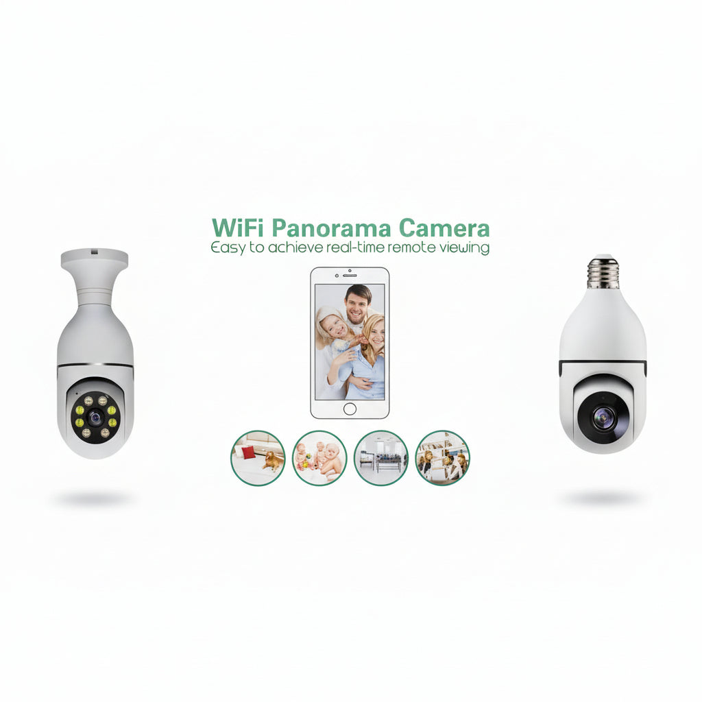 camera WiFi panorama 360 degree security surveillance smart home remote monitoring night vision HD video system Lebanon