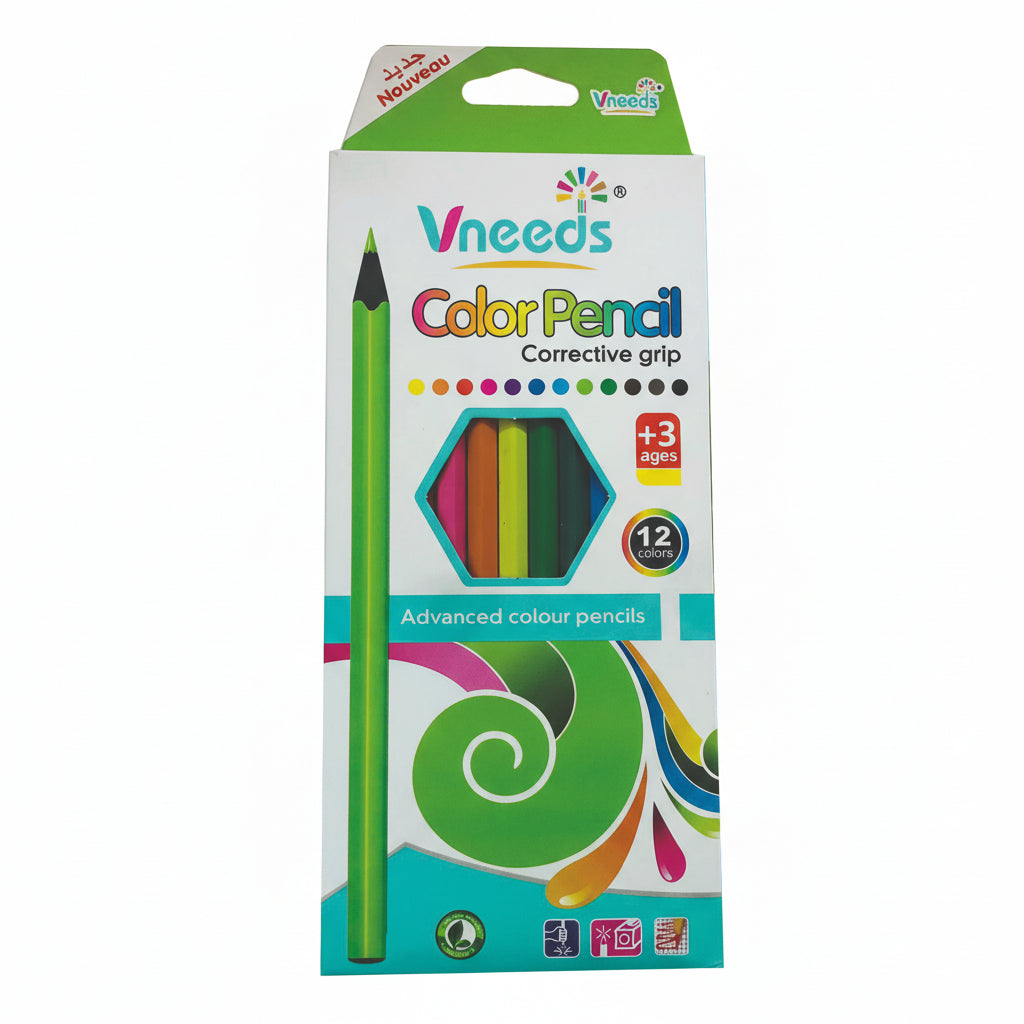 color pencils VNEEDS pack drawing coloring art supplies kids students creative school stationery Lebanon