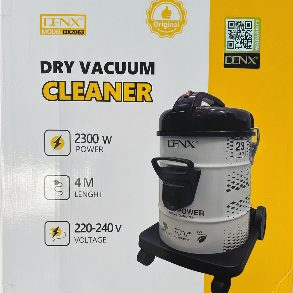 vacuum cleaner dry 2300W heavy-duty hoover 23L large capacity 4M cord industrial carpet floor cleaner Lebanon DENX DX2063