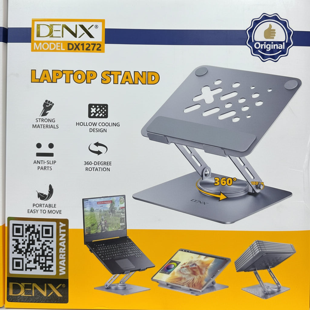 laptop stand adjustable ergonomic notebook riser portable desk holder computer stand heat ventilation work study Lebanon DENX