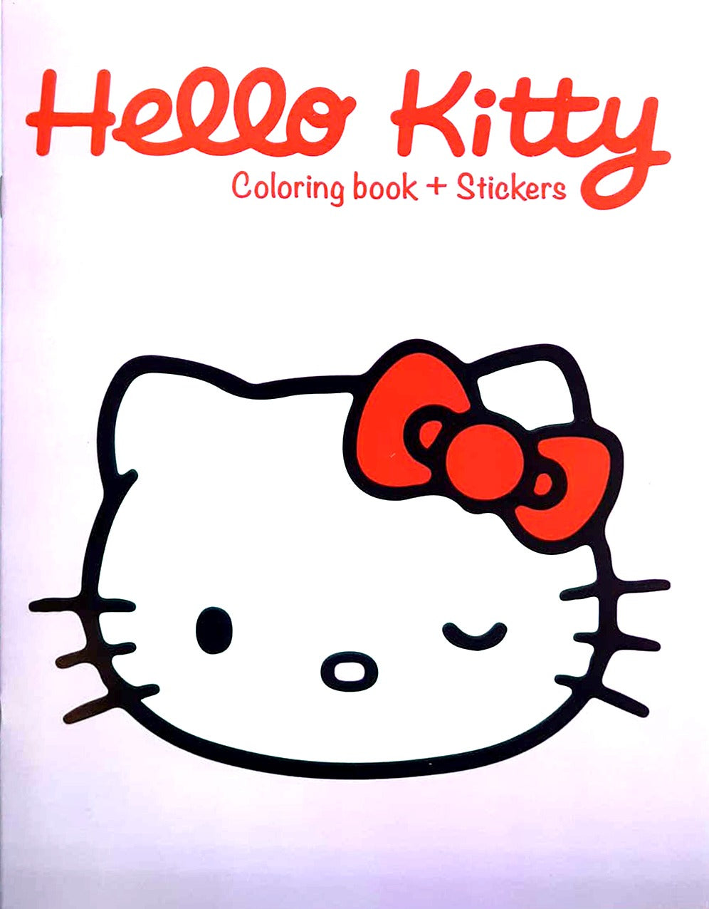 Hello Kitty Coloring Book + Stickers