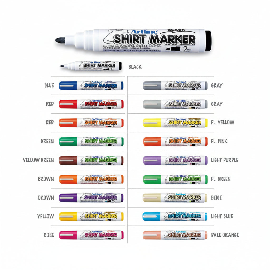 marker pen Artline shirt fabric permanent laundry clothing labeling school name tag office stationery supplies Lebanon