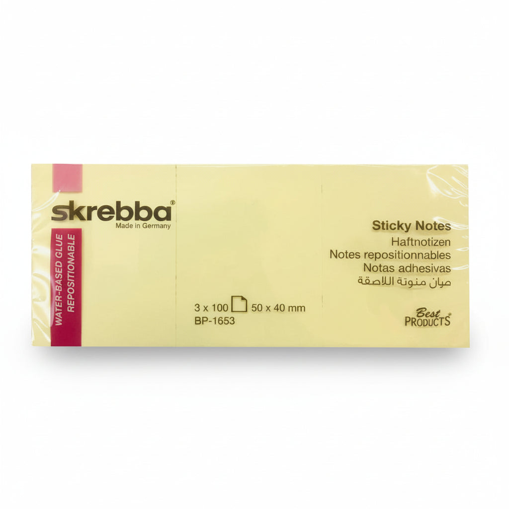 sticky notes Skrebba office school stationery supplies reminders organization students desk post-it Lebanon