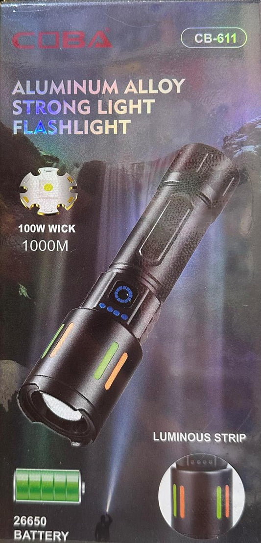 Aluminum Alloy Strong Light Flashlight