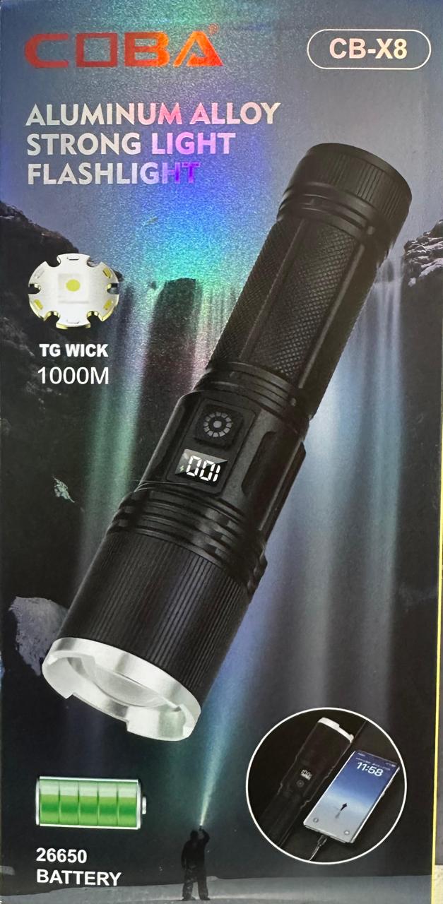 Aluminum Alloy Strong Light Flashlight