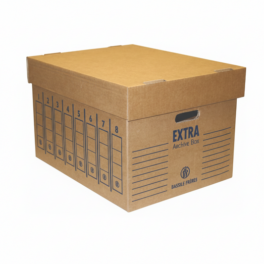 archive box EXTRA  44x36x29cm document storage file organizer office cardboard organization supplies filing Lebanon