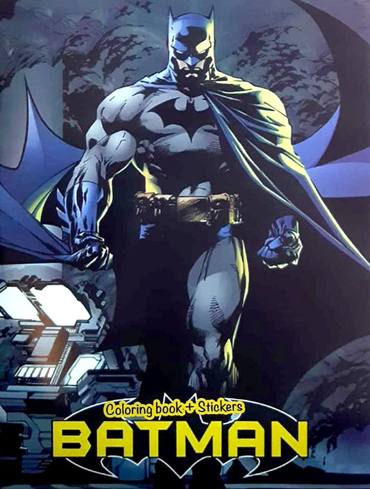 Batman Coloring Book + Stickers