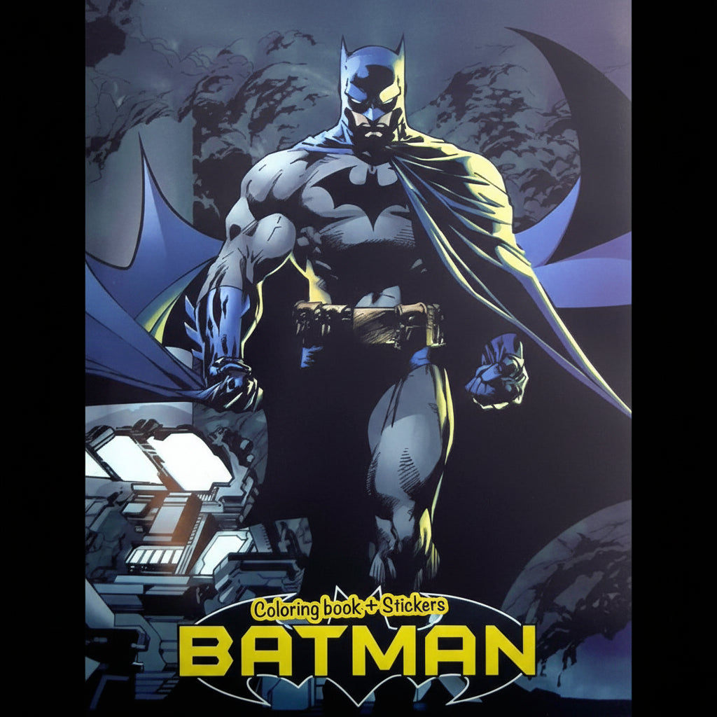 coloring book Batman stickers kids activity superhero drawing pages educational toy boys creative fun children Lebanon