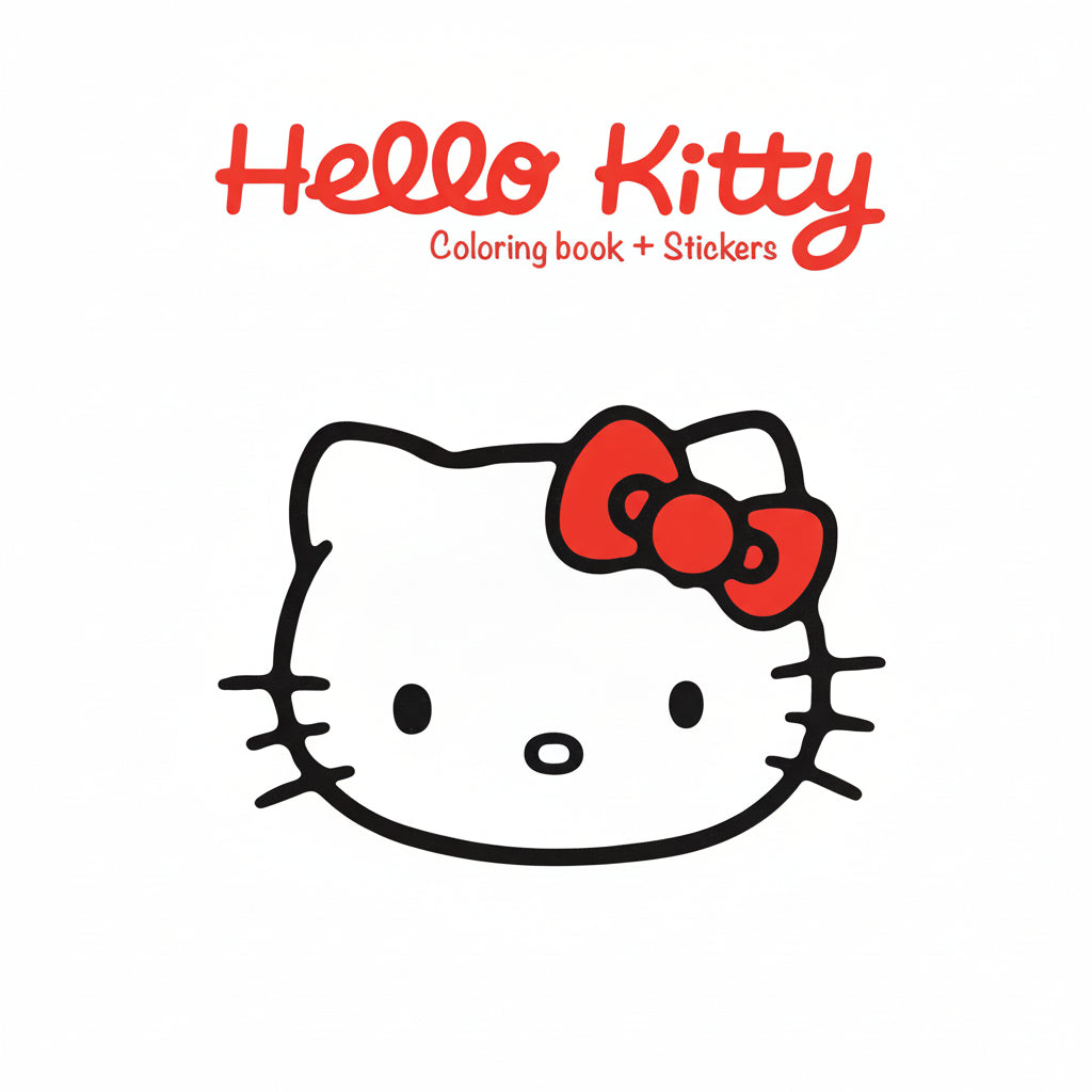 coloring book stickers Hello Kitty kids activity character drawing pages educational toy girls creative play children Lebanon