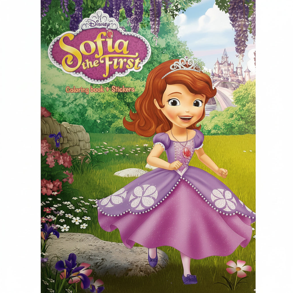 coloring book stickers kids activity drawing pages Sofia the First princess educational toy girls creative fun children Lebanon