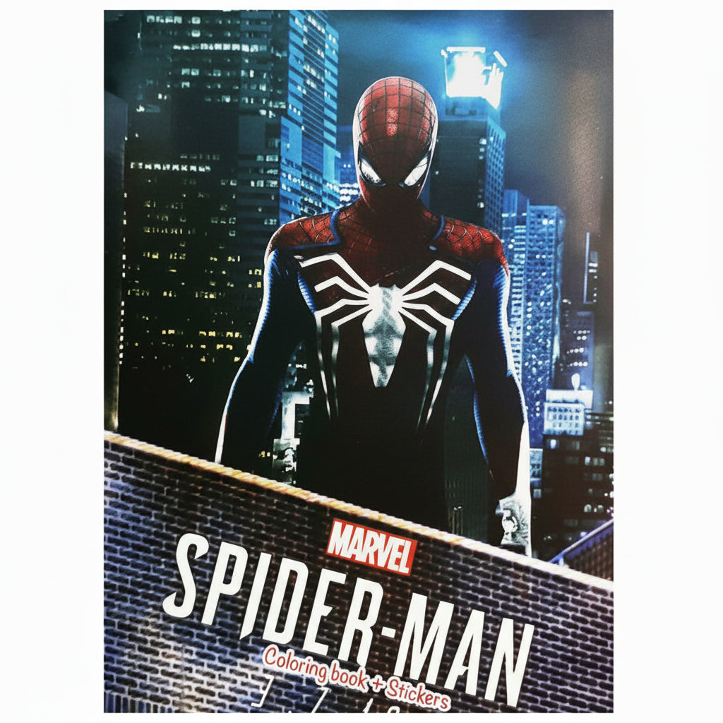coloring book stickers kids activity superhero drawing pages Spider-Man  educational toy boys creative play children Lebanon