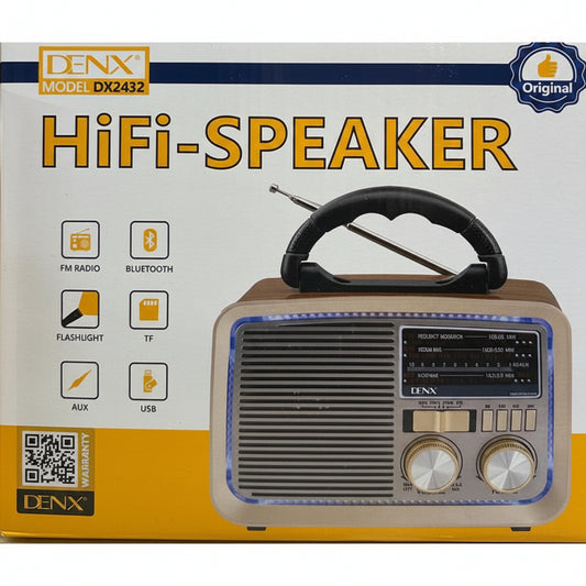 HiFi Bluetooth speaker wireless portable audio music sound system rechargeable high-quality Lebanon DENX DX2432 