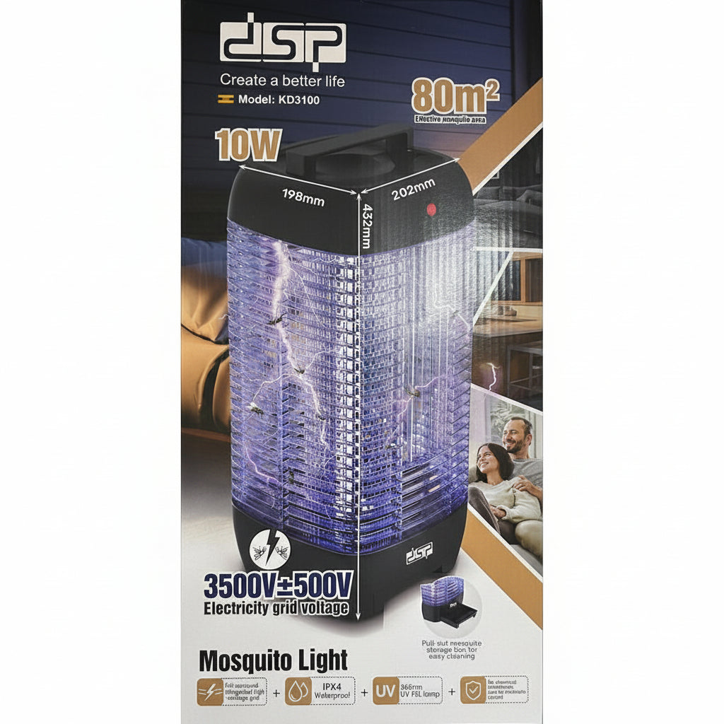mosquito killer bug zapper insect trap fly killer pest control chemical-free home device Lebanon DSP KD3100 UV electric