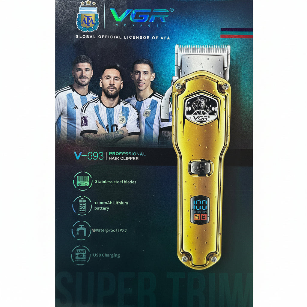 hair clipper VGR V-693 professional  rechargeable stainless steel blade waterproof IPX7 1200mAh USB charging beard trimmer Lebanon