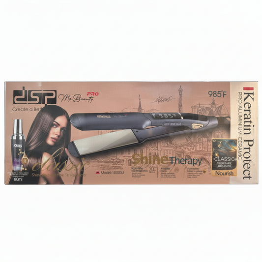 hair straightener DSP 10003U professional ceramic flat iron variable heat control 985F styling tool all hair types Lebanon