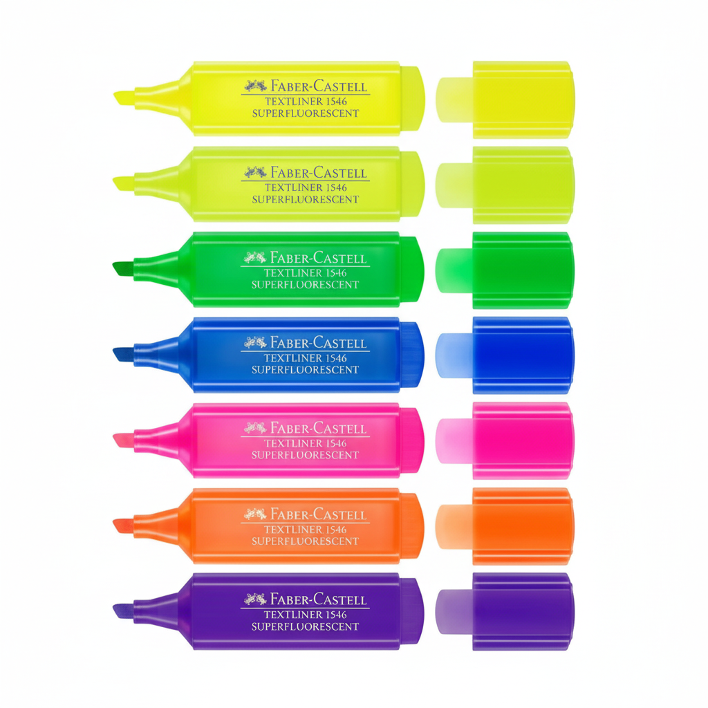 highlighters Faber-Castell text liner fluorescent markers office school studying premium quality stationery supplies Lebanon