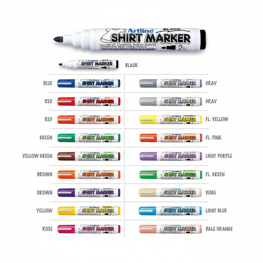 marker pen Artline shirt fabric permanent laundry clothing labeling school name tag office stationery supplies Lebanon