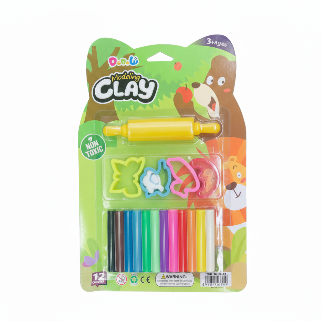 Modeling clay with tools play dough sculpting set kids craft creative toys art supplies colorful children educational Lebanon