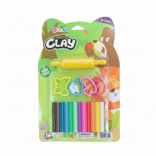 Modeling clay with tools play dough sculpting set kids craft creative toys art supplies colorful children educational Lebanon