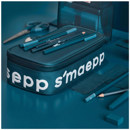 Small pencil case Germany leather compact pouch mini pen organizer portable school stationery students Lebanon