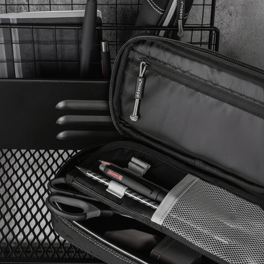 Pencil case Germany leather pen pouch stationery organizer school supplies holder premium quality students Lebanon