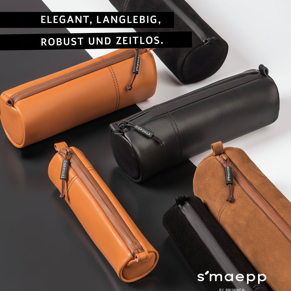 pencil case Germany leather Small compact pen pouch mini organizer portable stationery school supplies students Lebanon