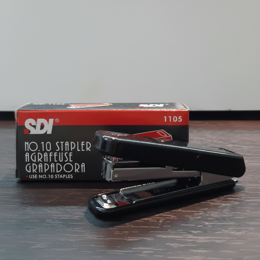 stapler compact office desk paper documents school supplies reliable everyday students professionals Lebanon SDI No.10 