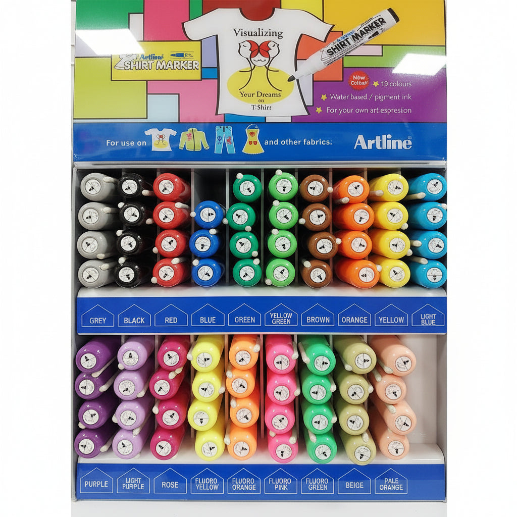 shirt markers pen Artline fabric permanent laundry clothing labeling school name tags office stationery supplies Lebanon