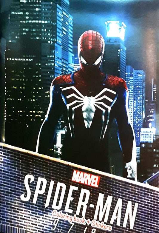 Spider-Man Coloring Book + Stickers