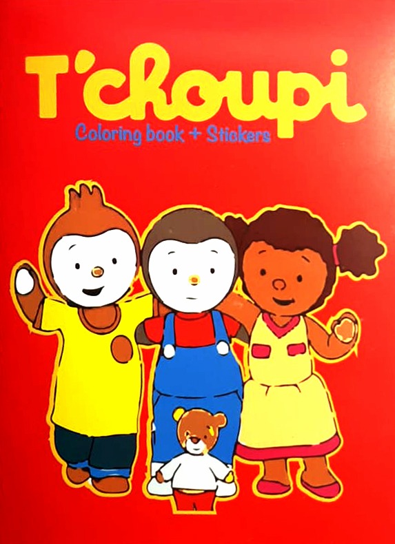 T'choupi Coloring Book + Stickers