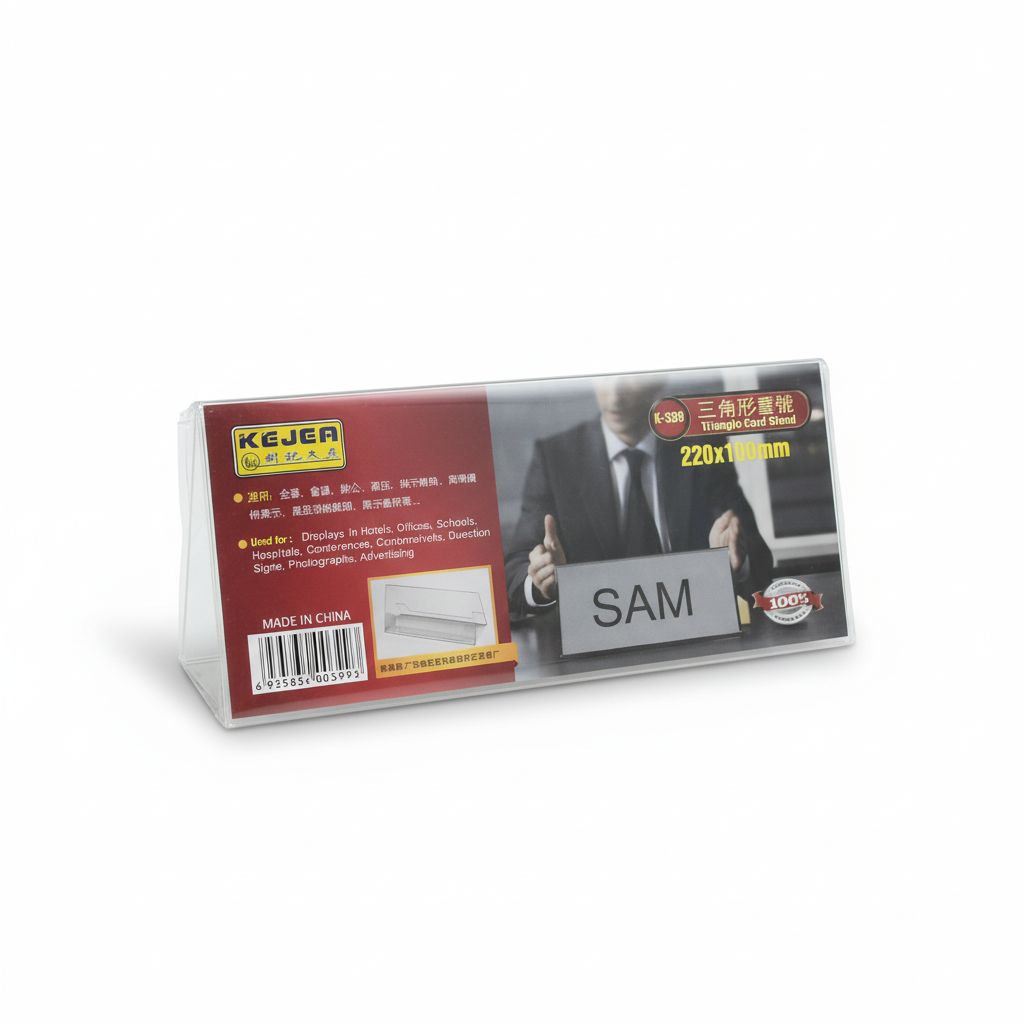 card stand display holder Triangle menu table tent business card desk organizer restaurant office professional Lebanon