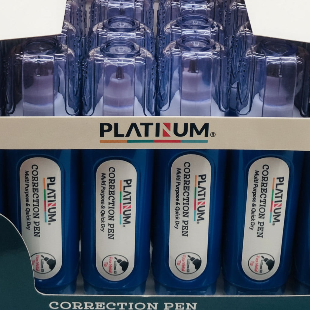 correction pen PLATINUM white-out fluid quick-dry error fixing office school stationery supplies students Lebanon