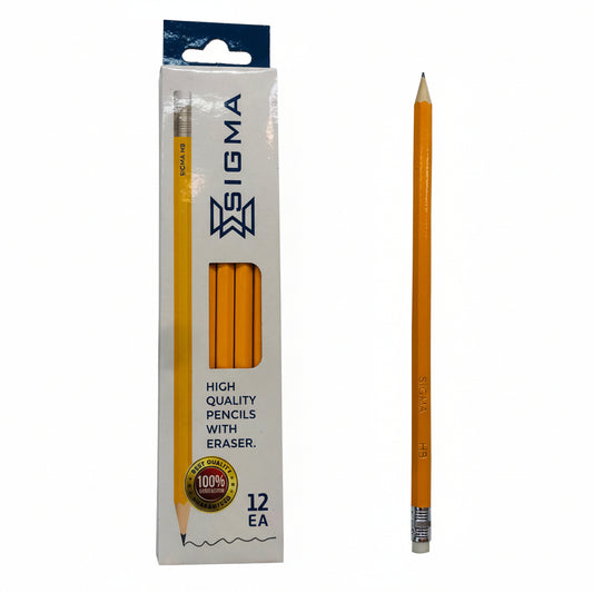 pencils SIGMA high quality with eraser writing school students stationery supplies HB lead office Lebanon